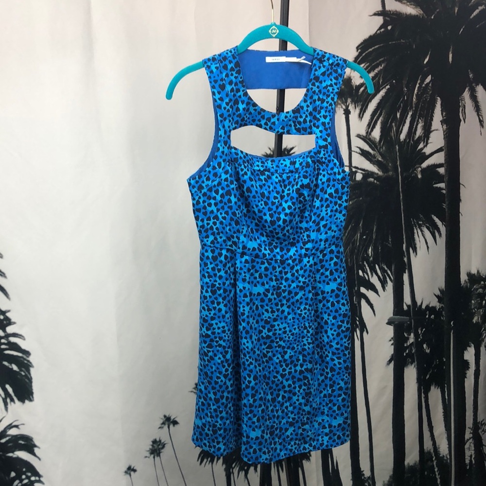 Black and Blue Valentine Dress